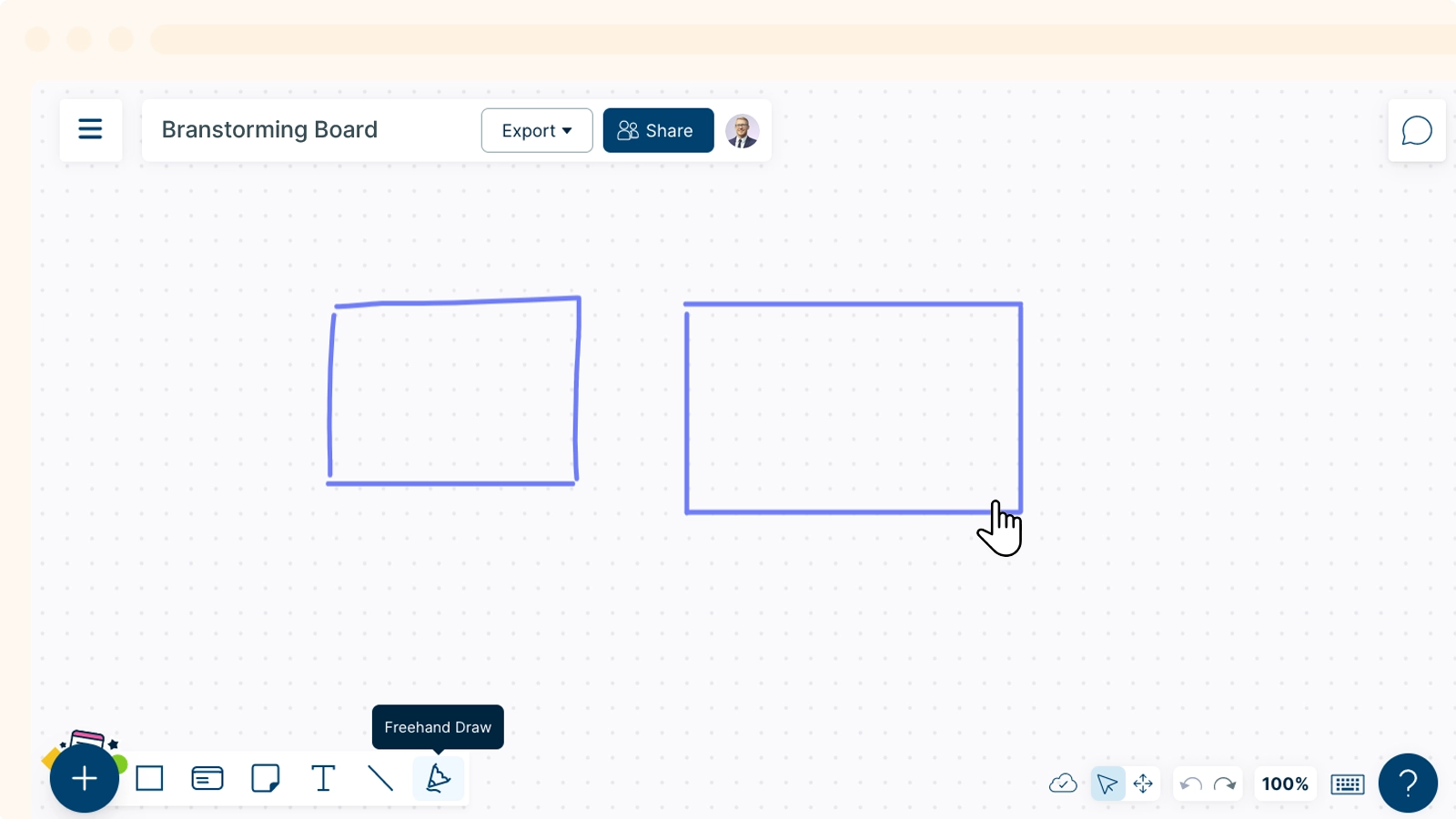 Using Freehand Tool