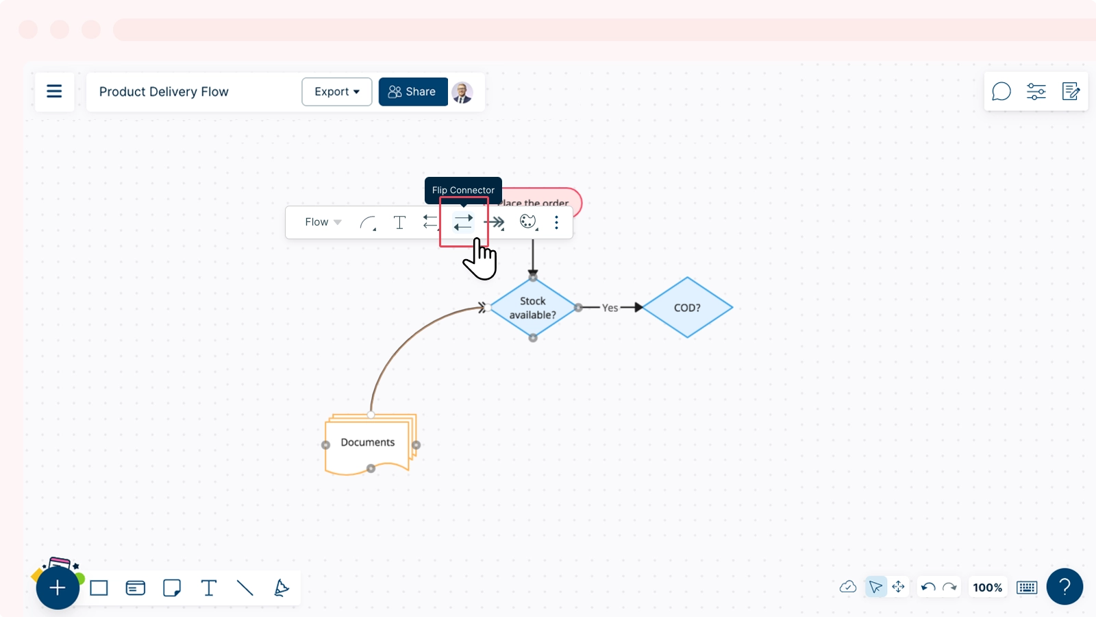 Adding Arrowheads to Line Connectors