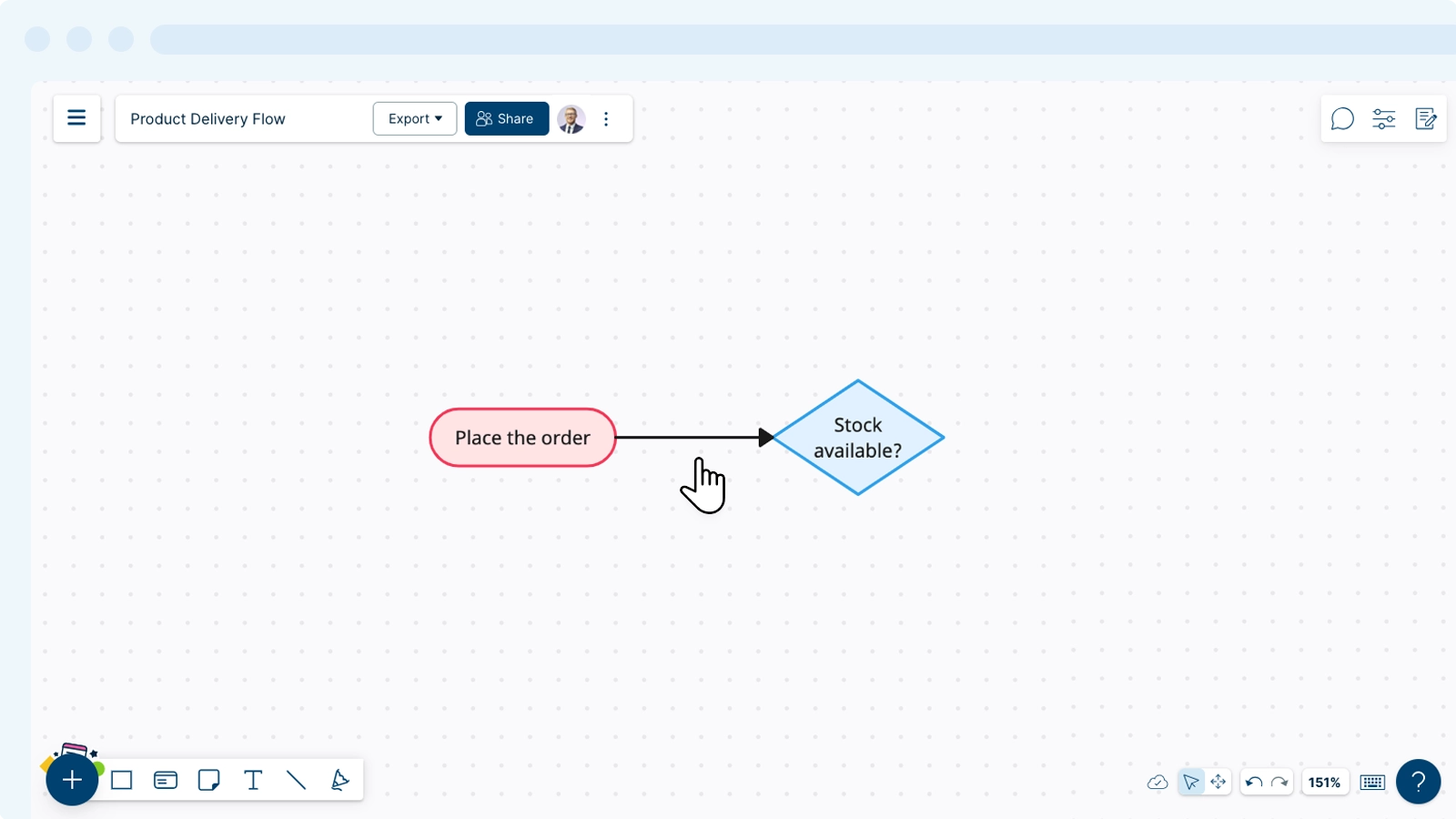 Creating Line Connectors from Shapes Directly