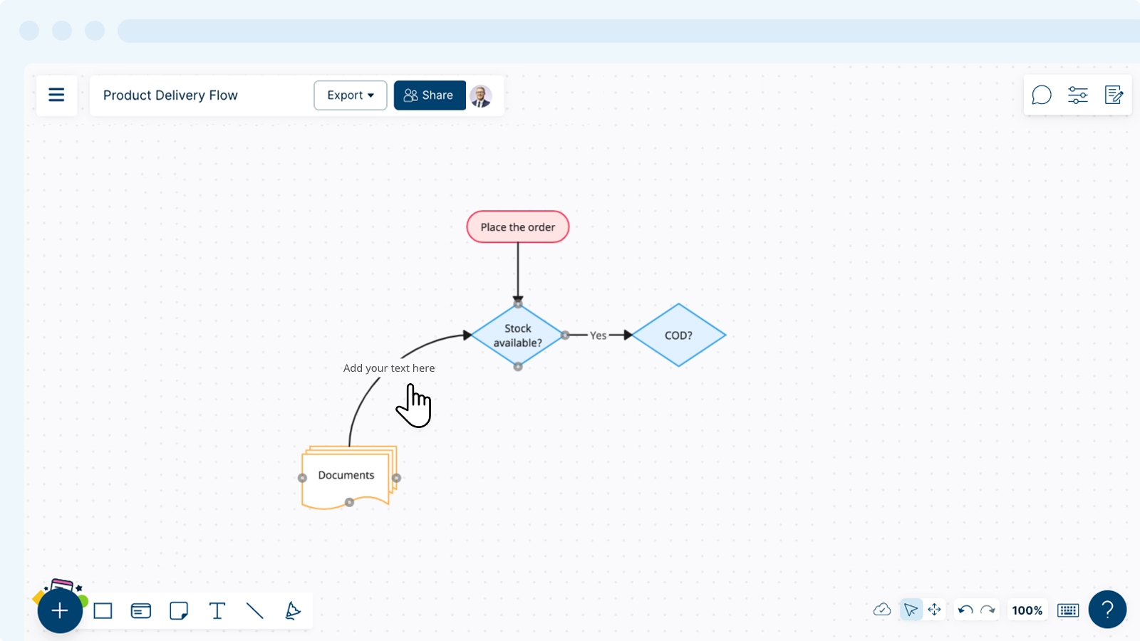 Adding Text to Line Connector