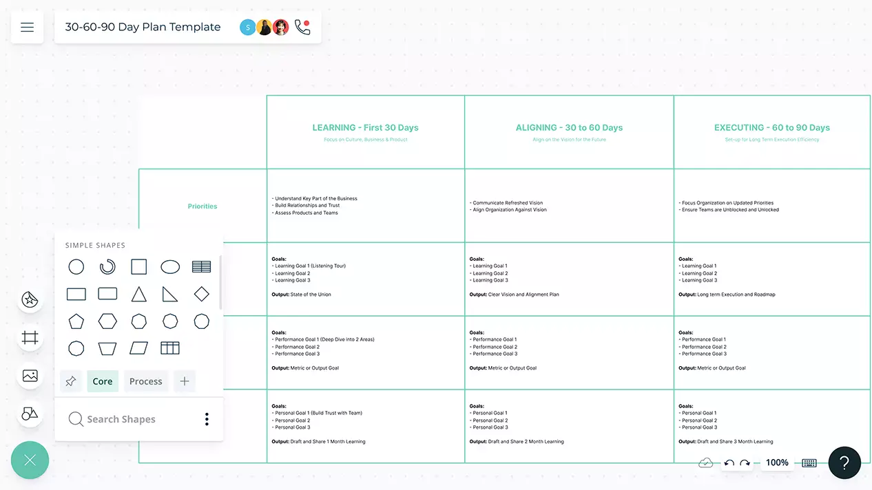 30-60-90 Day Plan Template