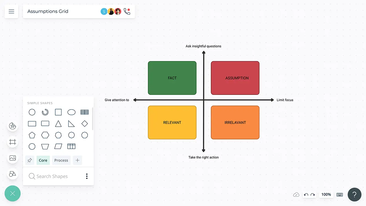 Assumption Grid Template | Assumption Grid Creator