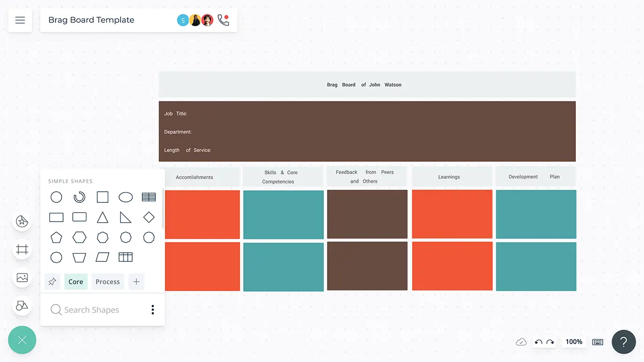 Brag Board Template | Bulletin Board