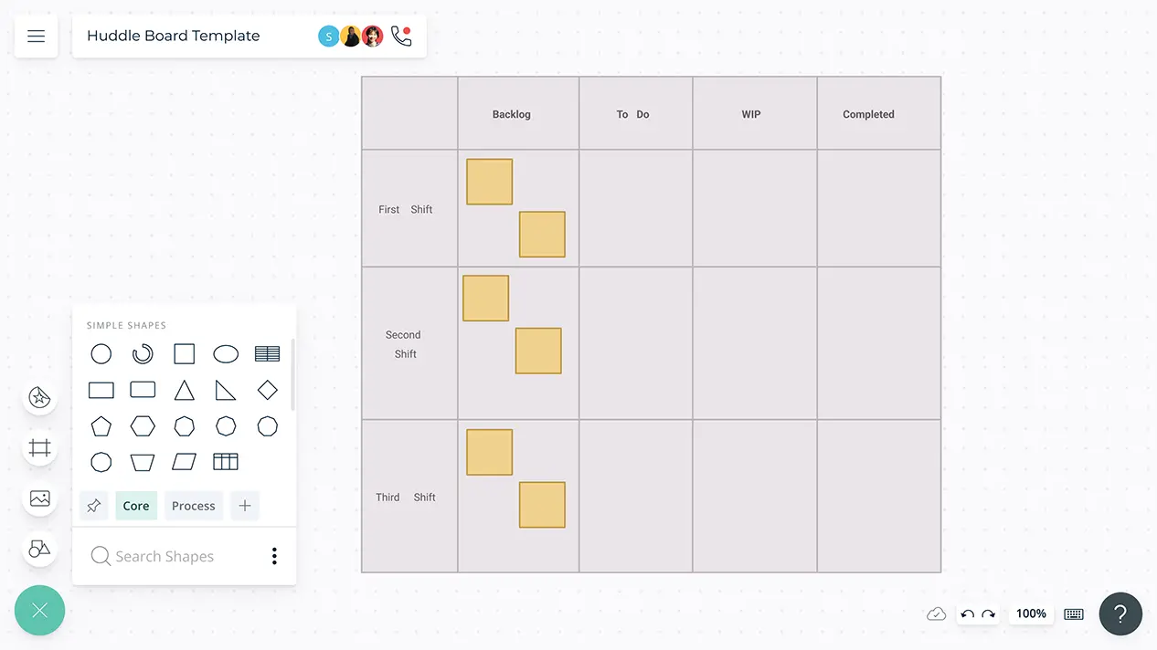 Huddle Board | Huddle Board Template