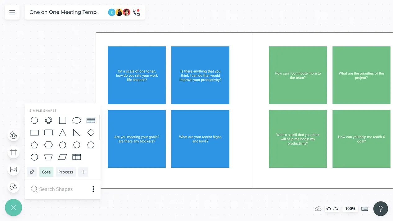 One on One Meeting Template | 1:1 Meeting