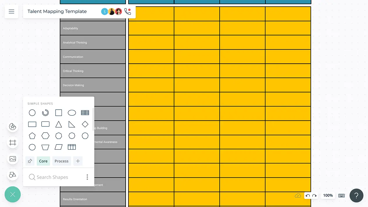 Talent Mapping Template