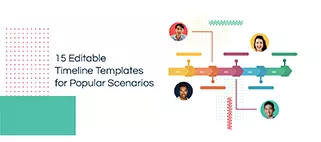 Plantillas de línea de tiempo para editar en línea y descargar